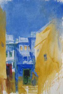 Jodhpur</br>Medium: Water Colour on paper</br>Size: 14''x21''