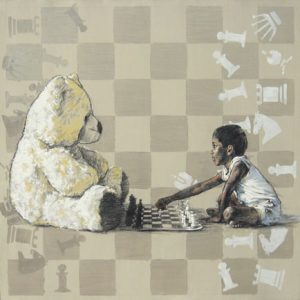INFORMAL-II <i>SOLD</i></br>Acrylic on Canvas </br>36\'\'x36\'\'