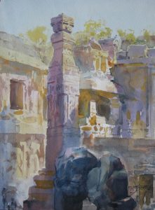 VERUL IV</br>Medium: Water Colour on paper</br>Size: 10''x14''