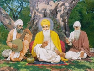 GURU NANAK DEV JI </br>36” X 48”  </br>Collection in UK