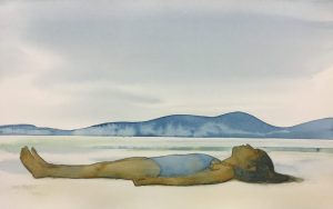 ASANA  </br>Water Color on Paper </br> 14” x 21” 